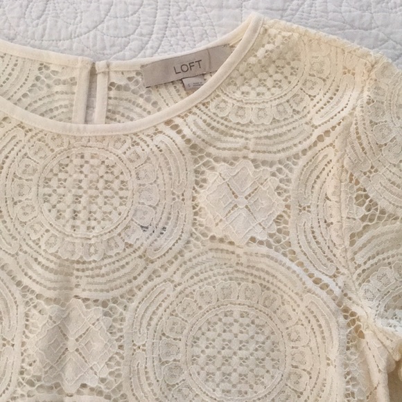Loft lace top - Picture 1 of 4